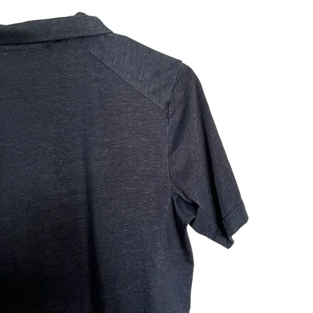 Arc’Teryx Eris Polo Men’s Short Sleeve T-Shirt Blue Cotton Blend Outdoor Size S - Picture 7 of 10